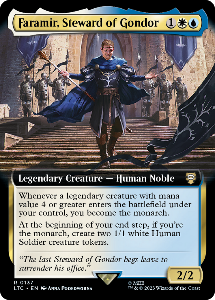 Faramir, Steward of Gondor (Extended Art) [The Lord of the Rings: Tales of Middle-Earth Commander] | Game Master's Emporium (The New GME)