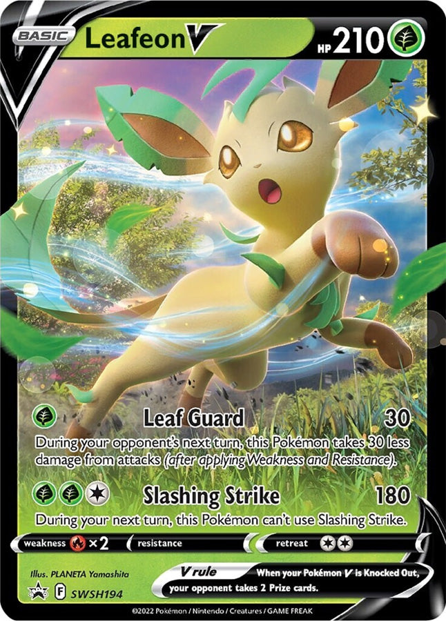 Leafeon V (SWSH194) [Sword & Shield: Black Star Promos] | Game Master's Emporium (The New GME)