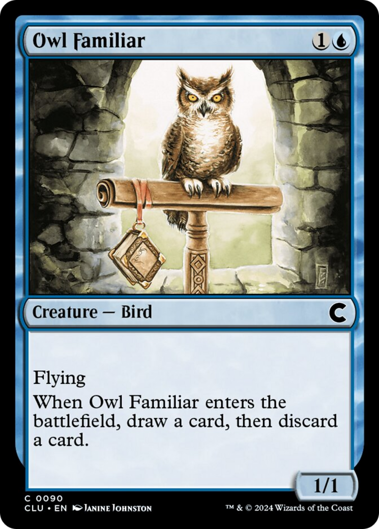 Owl Familiar [Ravnica: Clue Edition] | Game Master's Emporium (The New GME)