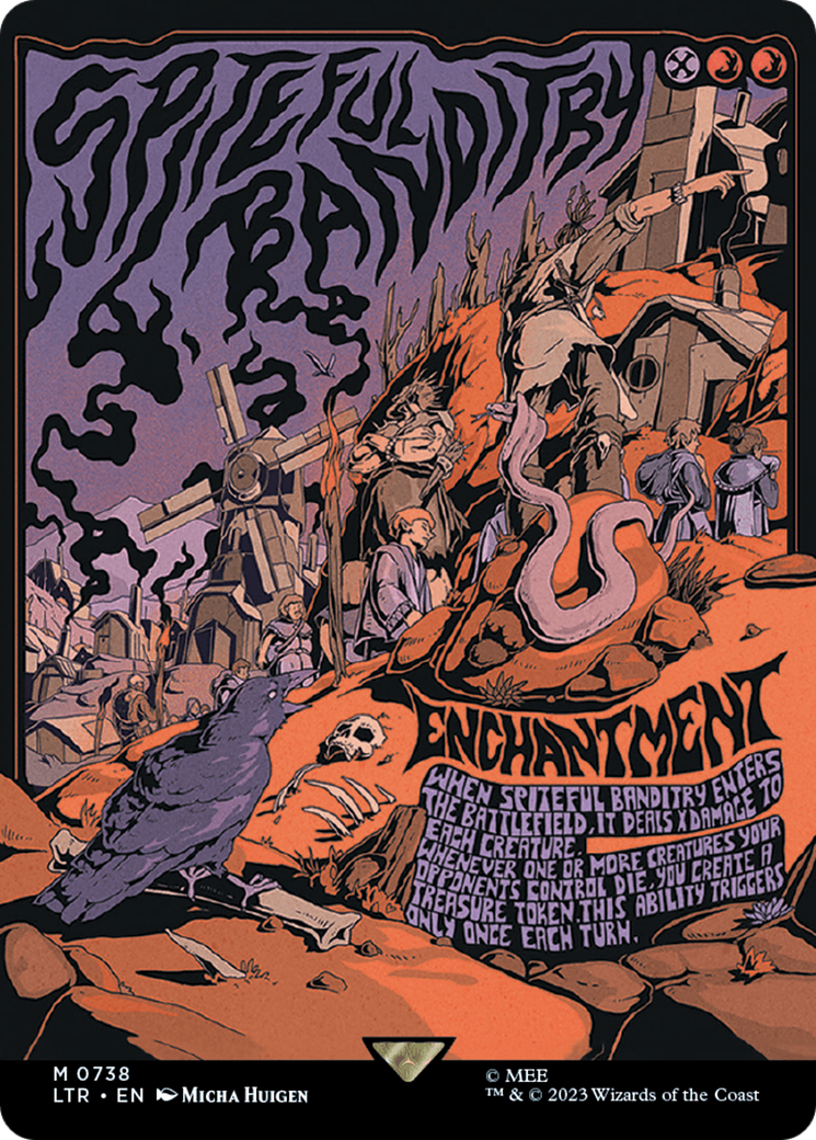 Spiteful Banditry (Borderless Poster) [The Lord of the Rings: Tales of Middle-Earth] | Game Master's Emporium (The New GME)