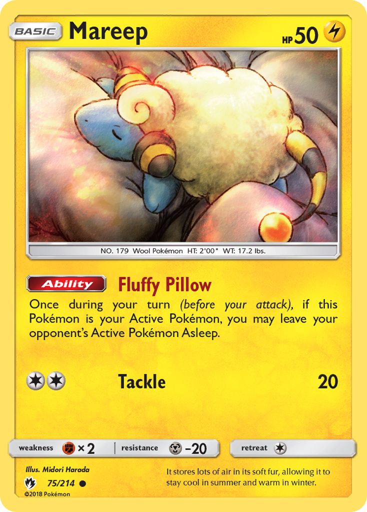 Mareep (75/214) [Sun & Moon: Lost Thunder] | Game Master's Emporium (The New GME)