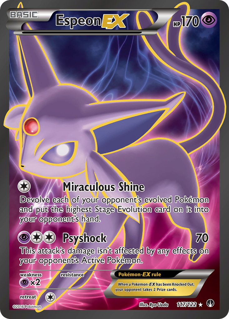 Espeon EX (117/122) [XY: BREAKpoint] | Game Master's Emporium (The New GME)