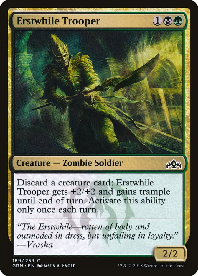 Erstwhile Trooper [Guilds of Ravnica] | Game Master's Emporium (The New GME)