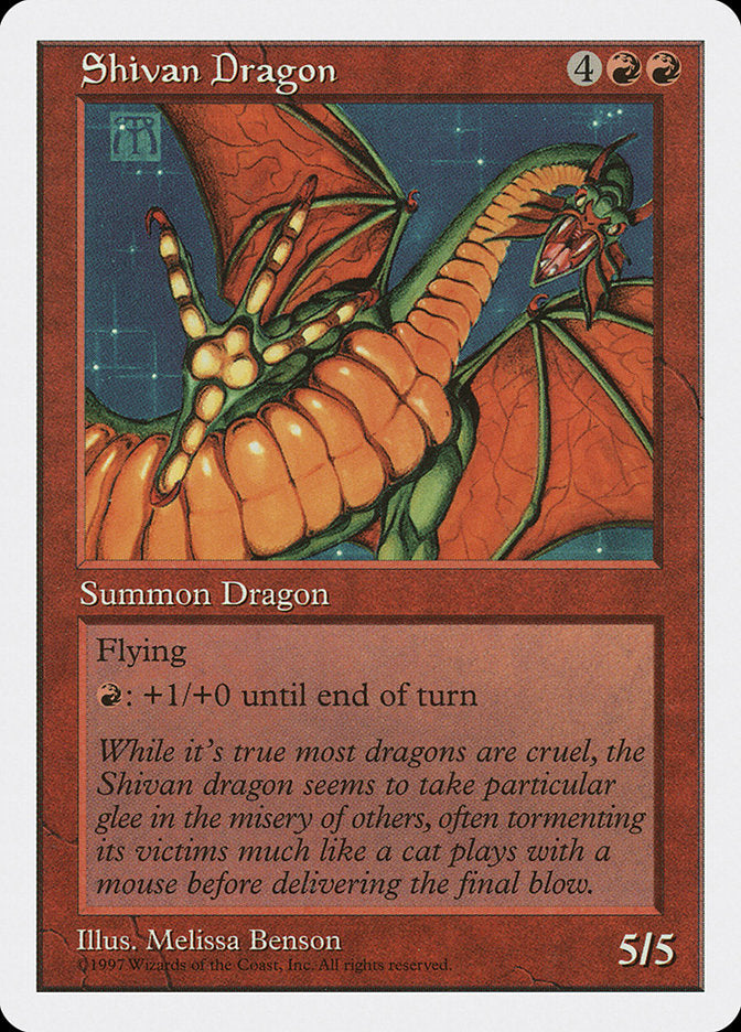 Shivan Dragon [Fifth Edition] | Game Master's Emporium (The New GME)