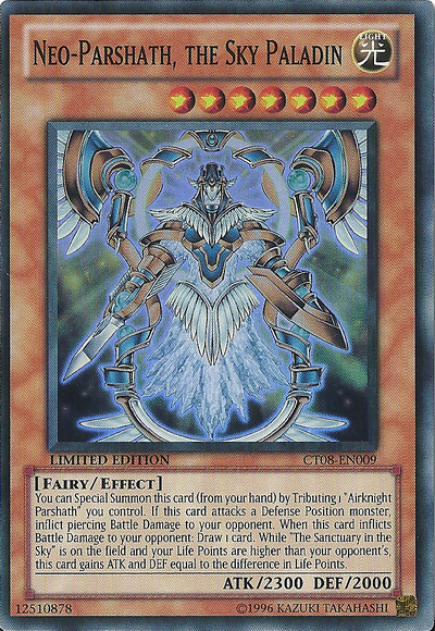 Neo-Parshath, The Sky Paladin [CT08-EN009] Super Rare | Game Master's Emporium (The New GME)