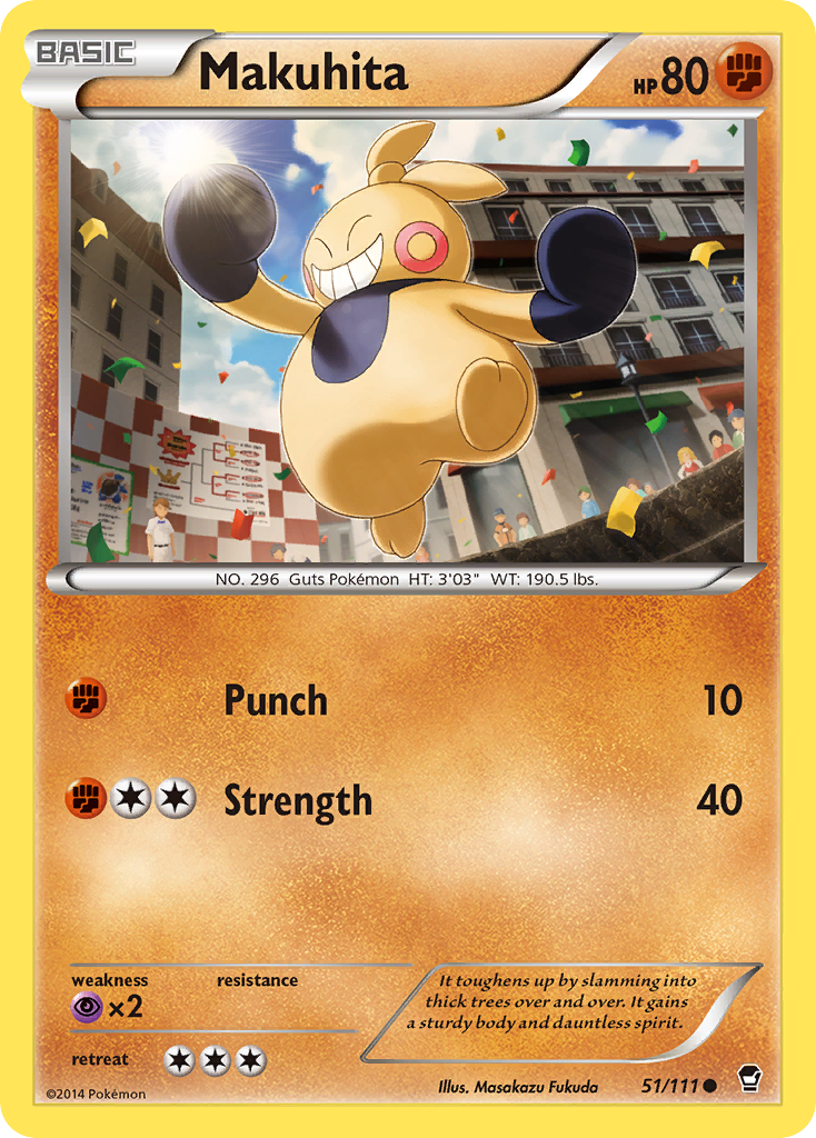 Makuhita (51/111) [XY: Furious Fists] | Game Master's Emporium (The New GME)