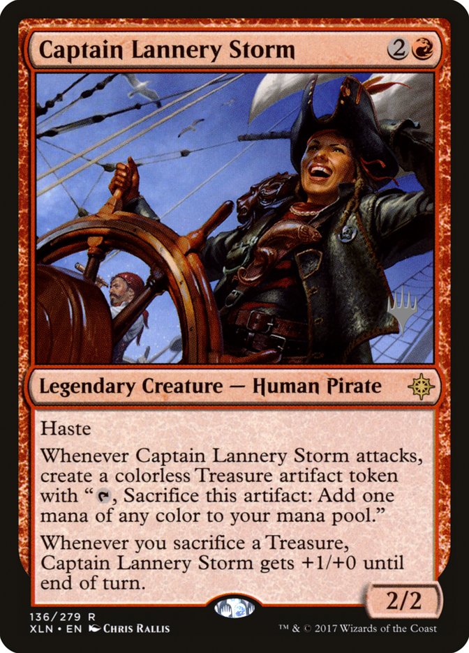 Captain Lannery Storm (Promo Pack) [Ixalan Promos] | Game Master's Emporium (The New GME)