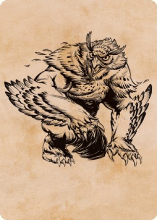 Owlbear (Showcase) Art Card [Dungeons & Dragons: Adventures in the Forgotten Realms Art Series] | Game Master's Emporium (The New GME)