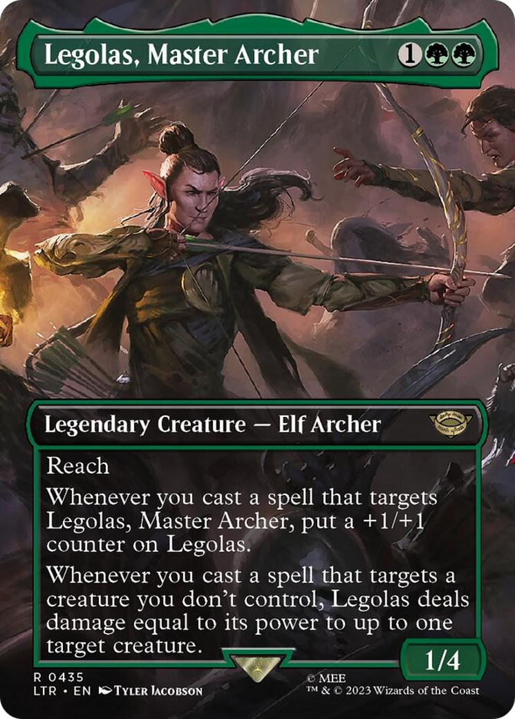 Legolas, Master Archer (Borderless Alternate Art) [The Lord of the Rings: Tales of Middle-Earth] | Game Master's Emporium (The New GME)