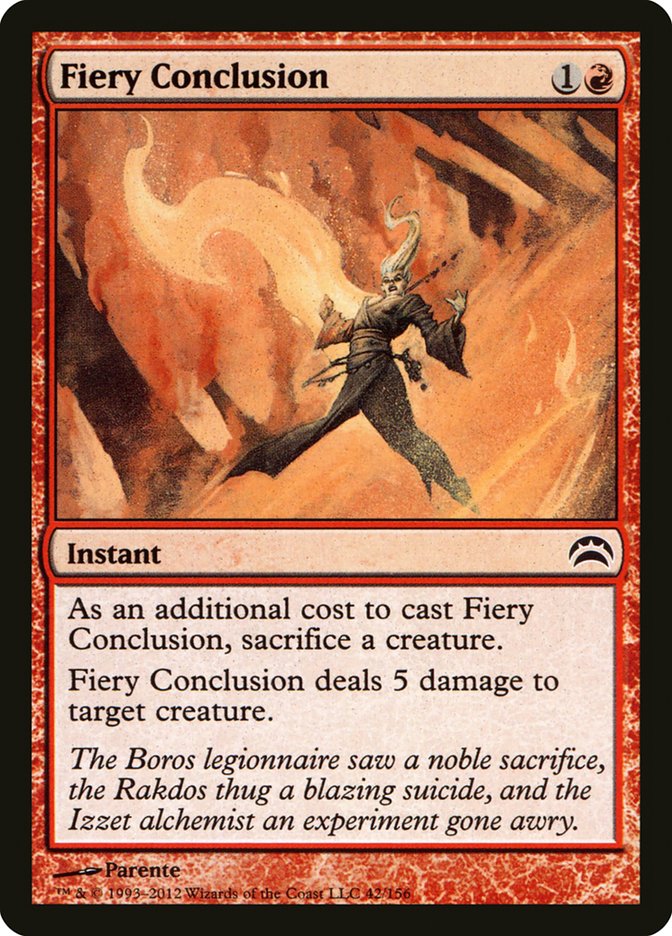Fiery Conclusion [Planechase 2012] | Game Master's Emporium (The New GME)