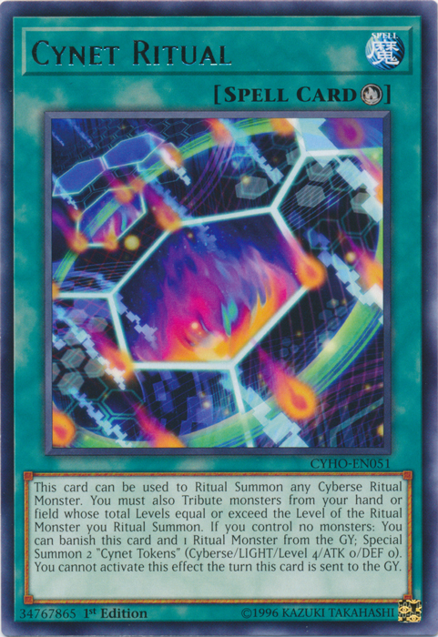 Cynet Ritual [CYHO-EN051] Rare | Game Master's Emporium (The New GME)