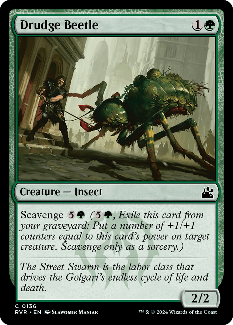 Drudge Beetle [Ravnica Remastered] | Game Master's Emporium (The New GME)