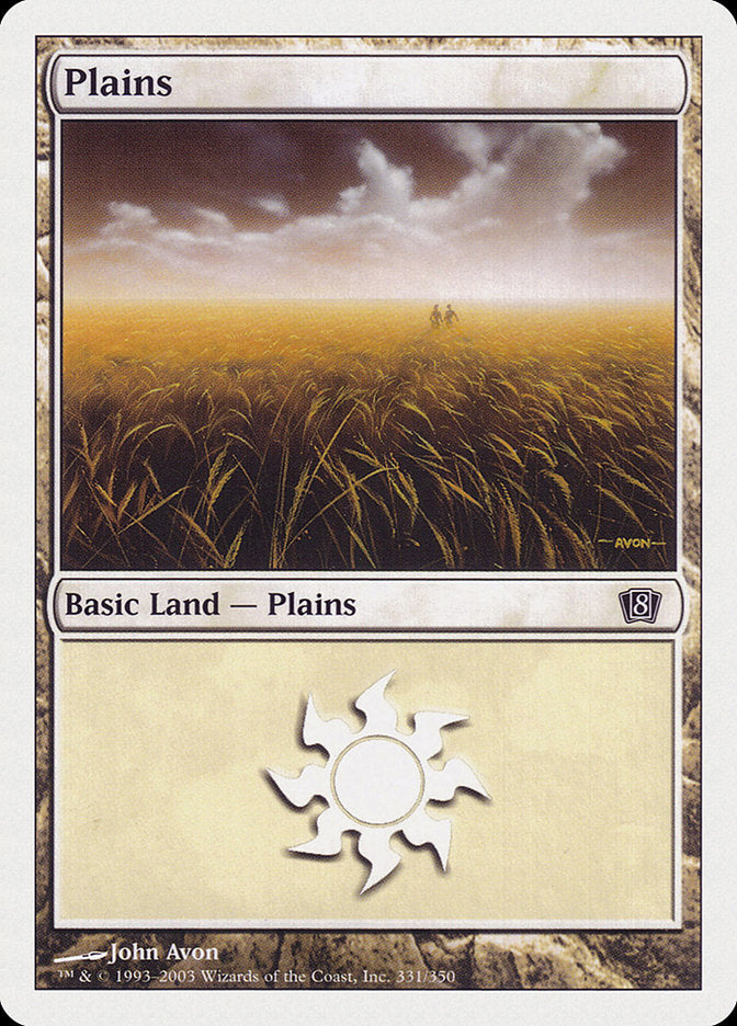 Plains (331) [Eighth Edition] | Game Master's Emporium (The New GME)