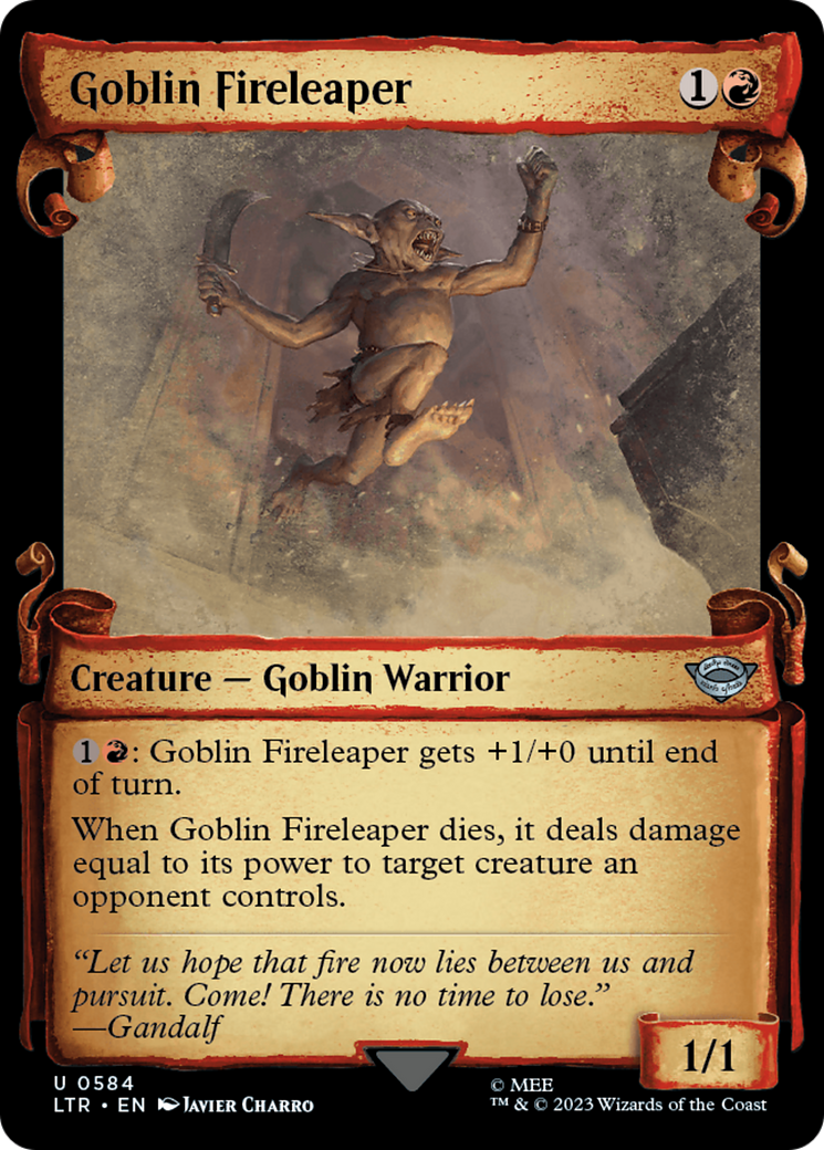 Goblin Fireleaper [The Lord of the Rings: Tales of Middle-Earth Showcase Scrolls] | Game Master's Emporium (The New GME)