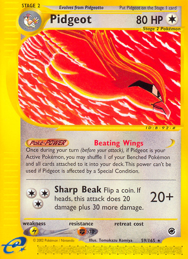 Pidgeot (59/165) [Expedition: Base Set] | Game Master's Emporium (The New GME)