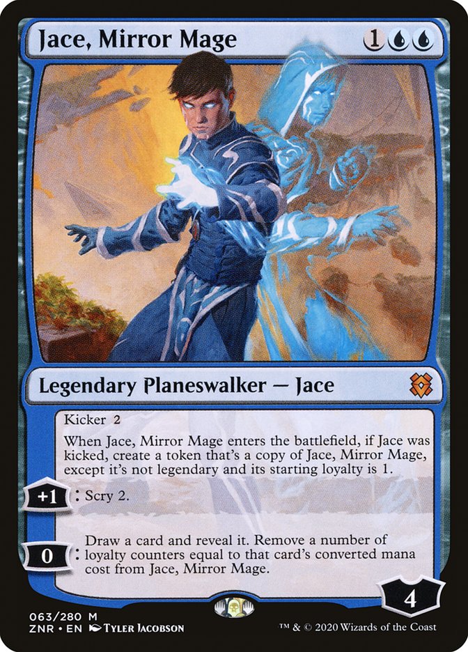 Jace, Mirror Mage [Zendikar Rising] | Game Master's Emporium (The New GME)