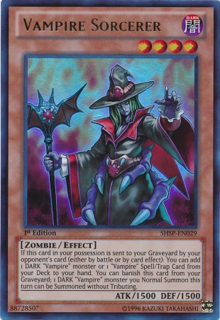 Vampire Sorcerer [SHSP-EN029] Ultra Rare | Game Master's Emporium (The New GME)