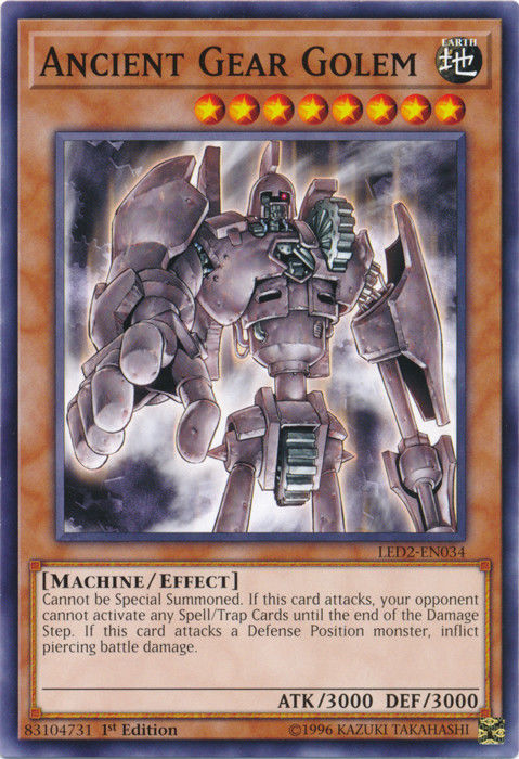 Ancient Gear Golem [LED2-EN034] Common | Game Master's Emporium (The New GME)