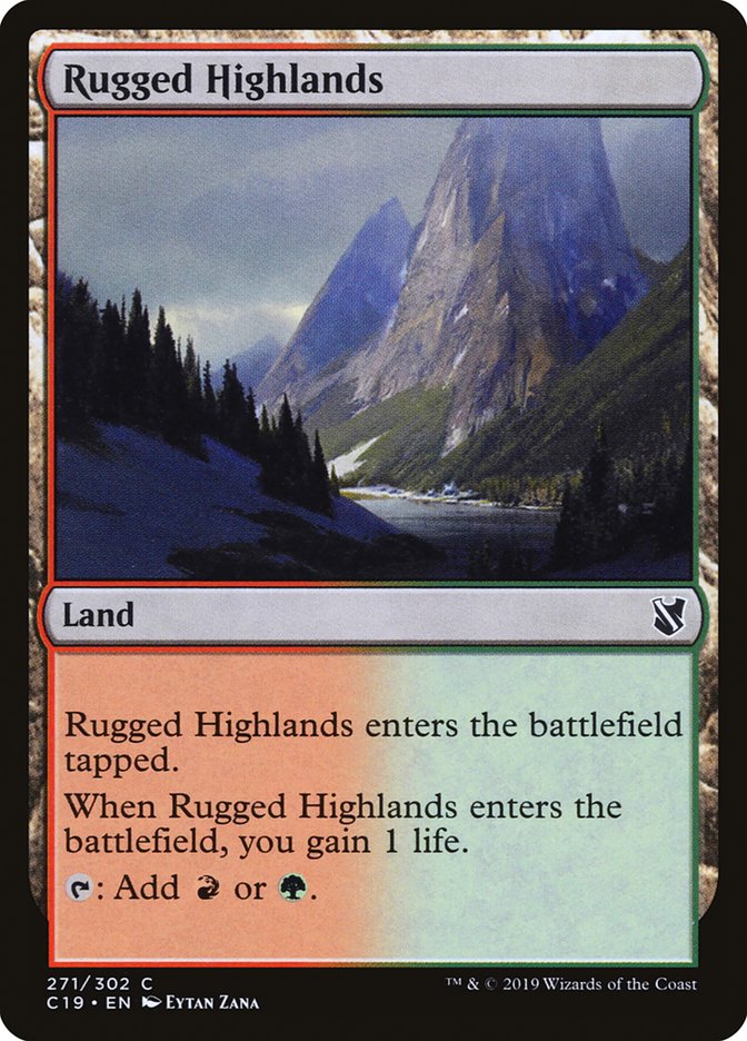 Rugged Highlands [Commander 2019] | Game Master's Emporium (The New GME)