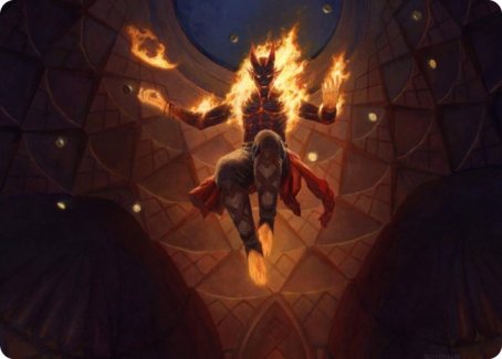 Yusri, Fortune's Flame Art Card [Modern Horizons 2 Art Series] | Game Master's Emporium (The New GME)