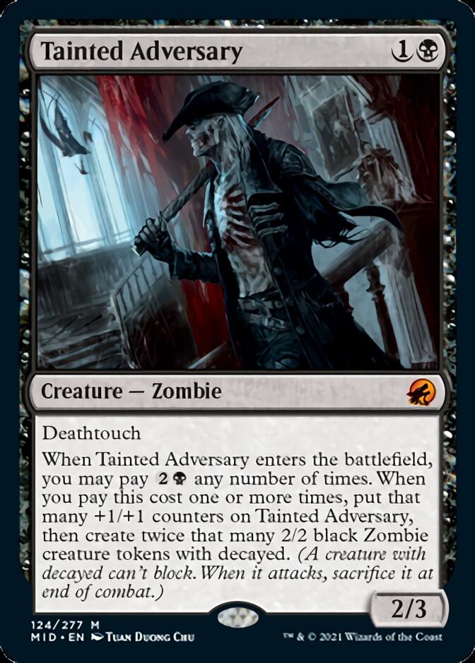 Tainted Adversary [Innistrad: Midnight Hunt] | Game Master's Emporium (The New GME)