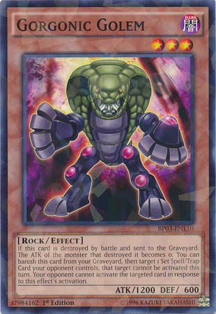 Gorgonic Golem [BP03-EN110] Shatterfoil Rare | Game Master's Emporium (The New GME)