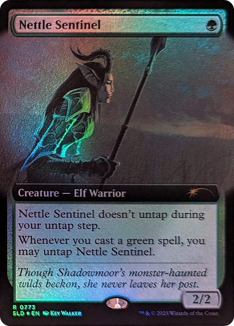 Nettle Sentinel (Extended Art) [Secret Lair Drop Series] | Game Master's Emporium (The New GME)