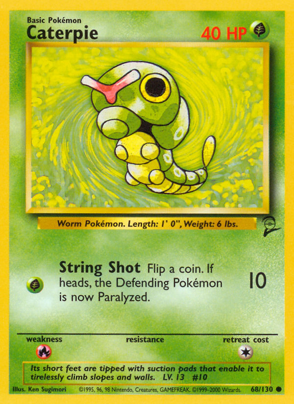 Caterpie (68/130) [Base Set 2] | Game Master's Emporium (The New GME)