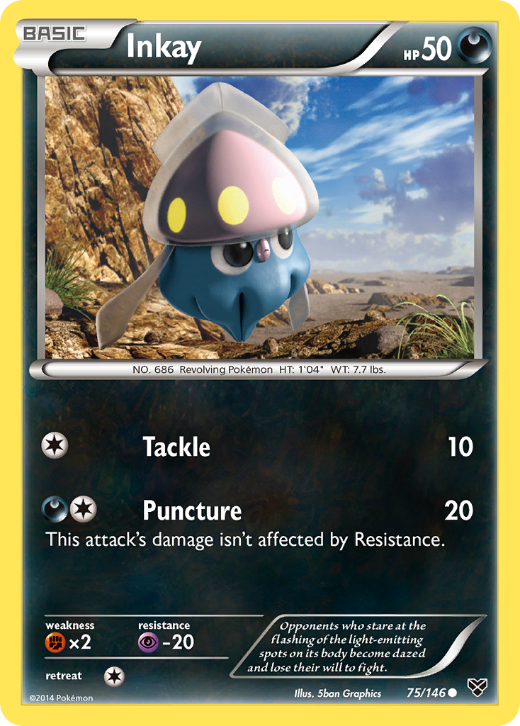 Inkay (75/146) [XY: Base Set] | Game Master's Emporium (The New GME)