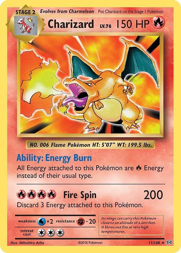 Charizard (11/108) [XY: Evolutions] | Game Master's Emporium (The New GME)