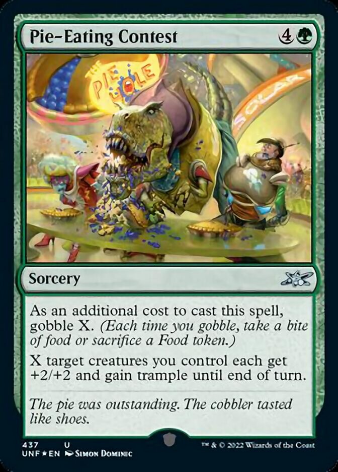 Pie-Eating Contest (Galaxy Foil) [Unfinity] | Game Master's Emporium (The New GME)