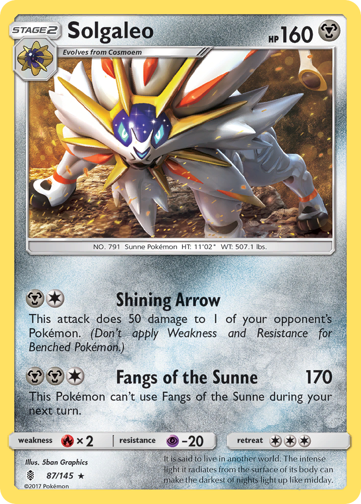 Solgaleo (87/145) [Sun & Moon: Guardians Rising] | Game Master's Emporium (The New GME)