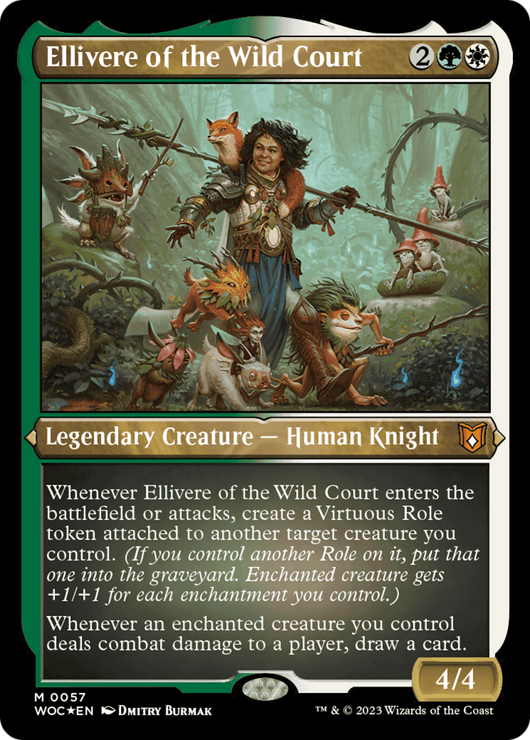 Ellivere of the Wild Court (Display Commander) [Wilds of Eldraine Commander] | Game Master's Emporium (The New GME)