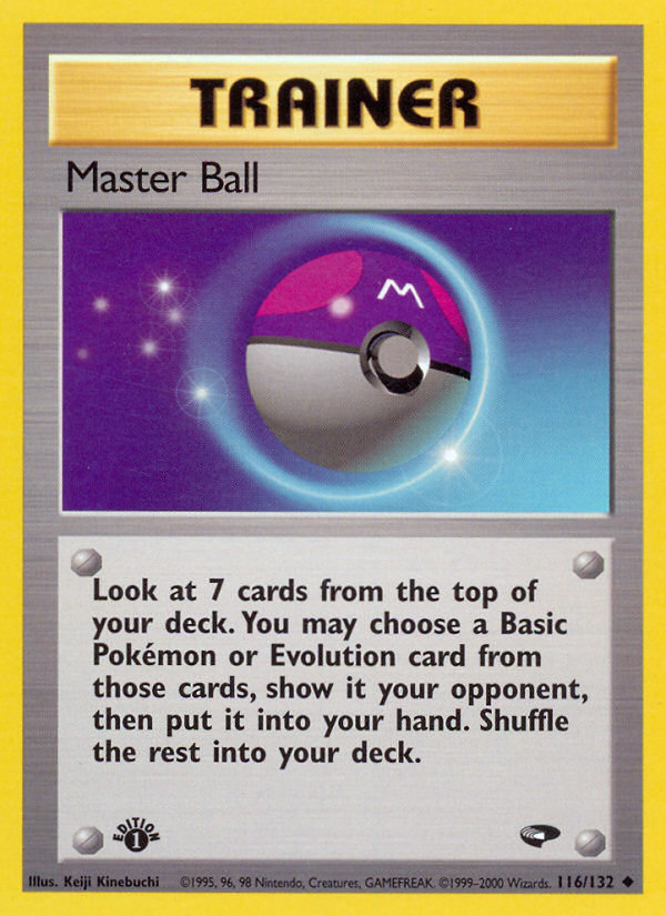 Master Ball (116/132) [Gym Challenge 1st Edition] | Game Master's Emporium (The New GME)