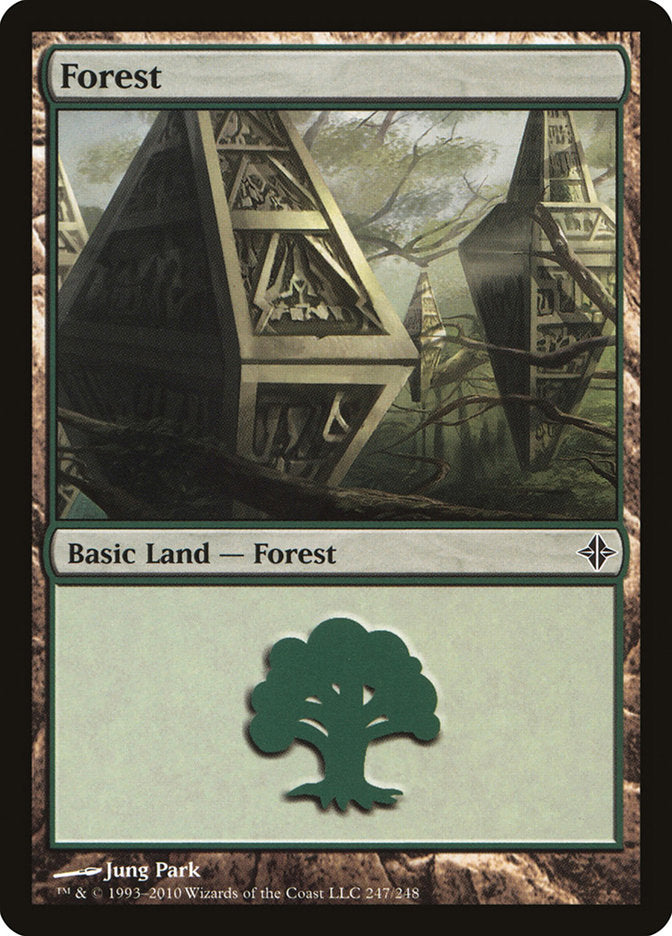 Forest (247) [Rise of the Eldrazi] | Game Master's Emporium (The New GME)