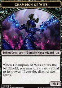 Champion of Wits // Insect Double-Sided Token [Hour of Devastation Tokens] | Game Master's Emporium (The New GME)