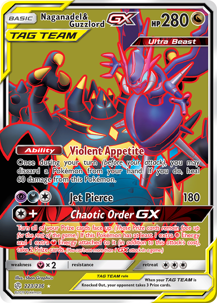 Naganadel & Guzzlord GX (223/236) [Sun & Moon: Cosmic Eclipse] | Game Master's Emporium (The New GME)