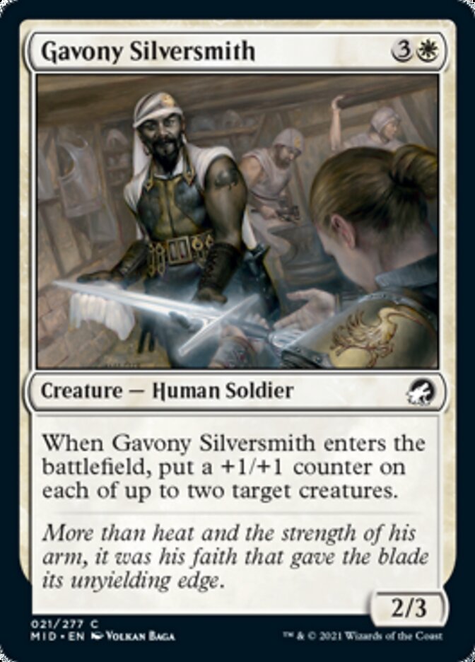 Gavony Silversmith [Innistrad: Midnight Hunt] | Game Master's Emporium (The New GME)