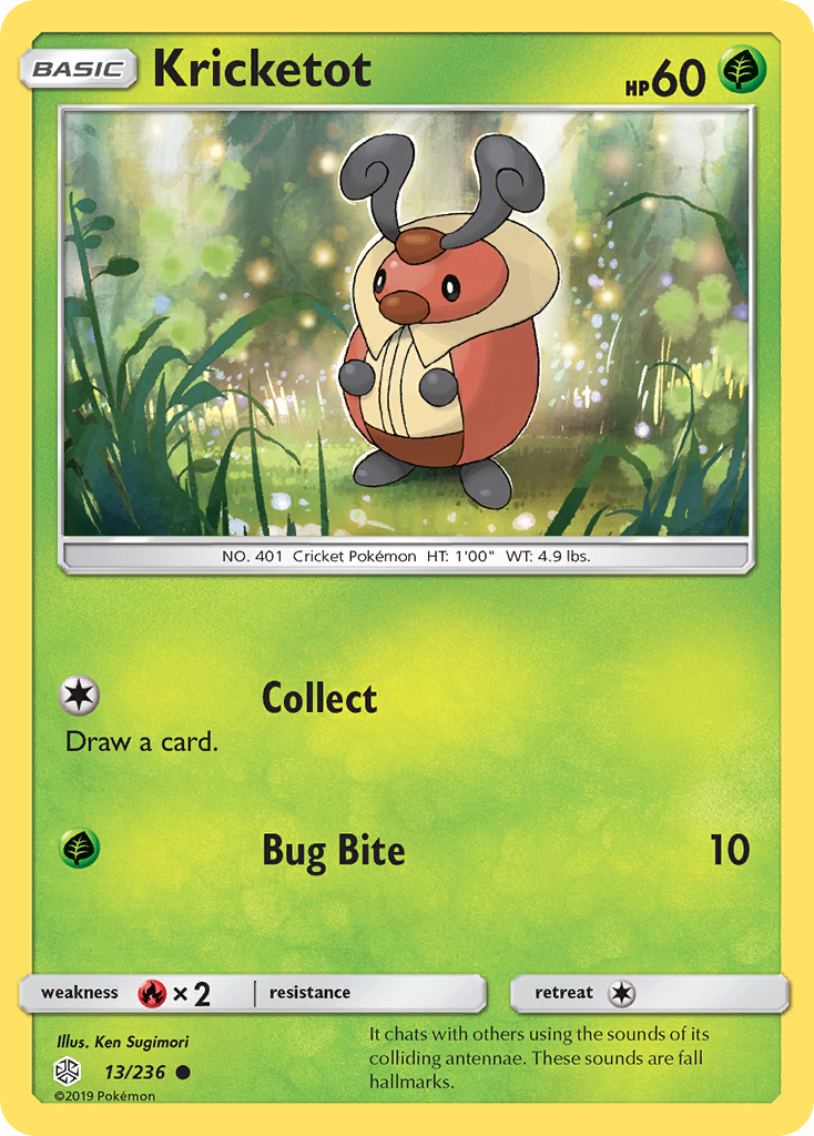 Kricketot (13/236) [Sun & Moon: Cosmic Eclipse] | Game Master's Emporium (The New GME)