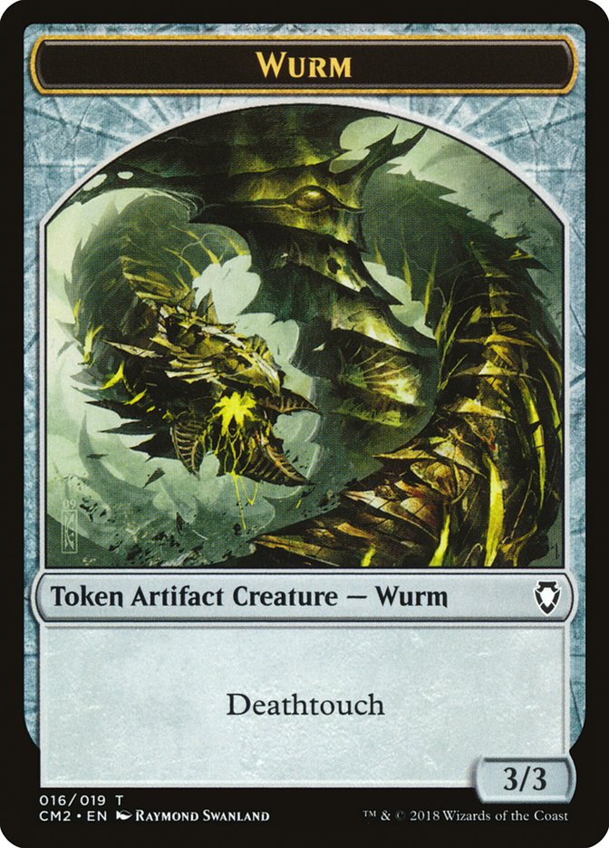 Wurm Token (016/019) [Commander Anthology Volume II Tokens] | Game Master's Emporium (The New GME)