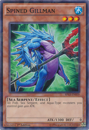Spined Gillman [BP03-EN059] Shatterfoil Rare | Game Master's Emporium (The New GME)