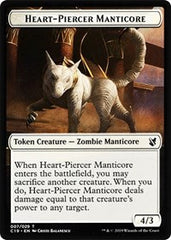 Heart-Piercer Manticore // Dragon Double-Sided Token [Commander 2019 Tokens] | Game Master's Emporium (The New GME)
