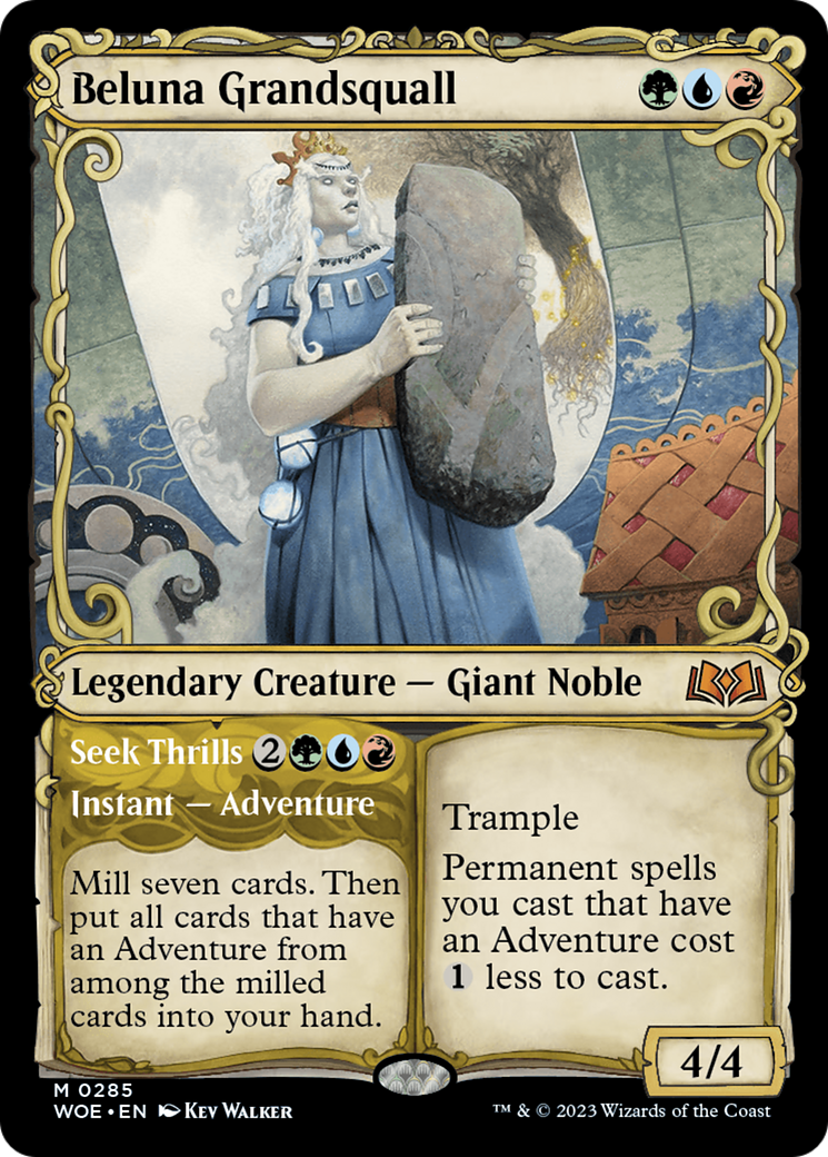 Beluna Grandsquall // Seek Thrills (Showcase) [Wilds of Eldraine] | Game Master's Emporium (The New GME)