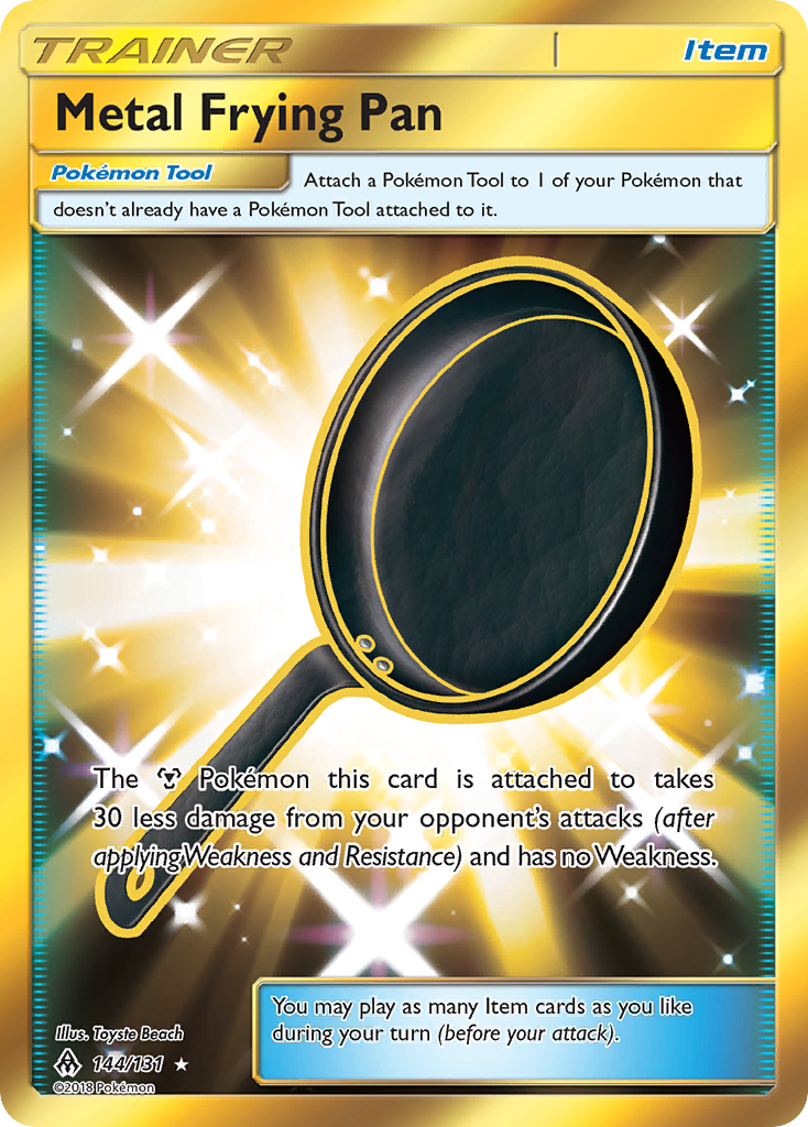 Metal Frying Pan (144/131) [Sun & Moon: Forbidden Light] | Game Master's Emporium (The New GME)