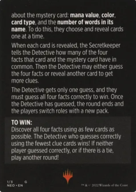 Booster Sleuth (Magic Minigame) [Kamigawa: Neon Dynasty Minigame] | Game Master's Emporium (The New GME)