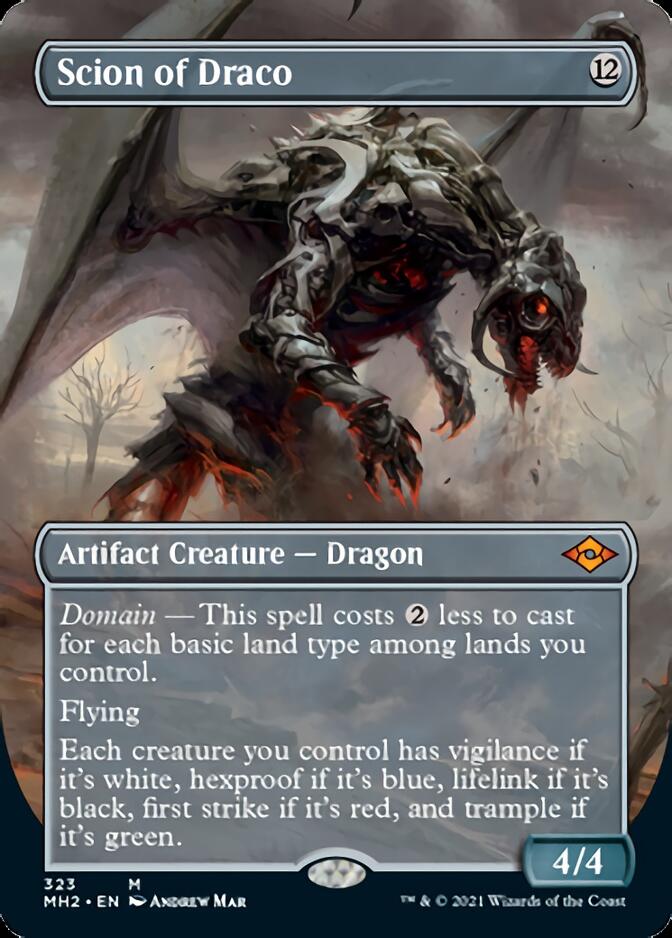 Scion of Draco (Borderless Alternate Art) [Modern Horizons 2] | Game Master's Emporium (The New GME)