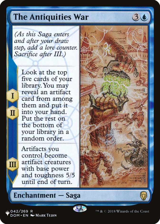 The Antiquities War [The List] | Game Master's Emporium (The New GME)