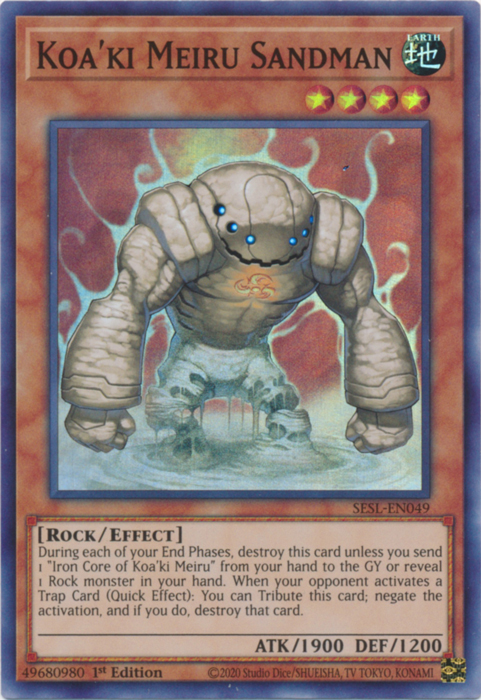 Koa'ki Meiru Sandman [SESL-EN049] Super Rare | Game Master's Emporium (The New GME)