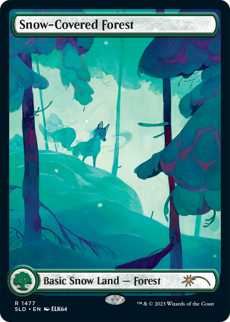 Snow-Covered Forest (1477) [Secret Lair Drop Series] | Game Master's Emporium (The New GME)