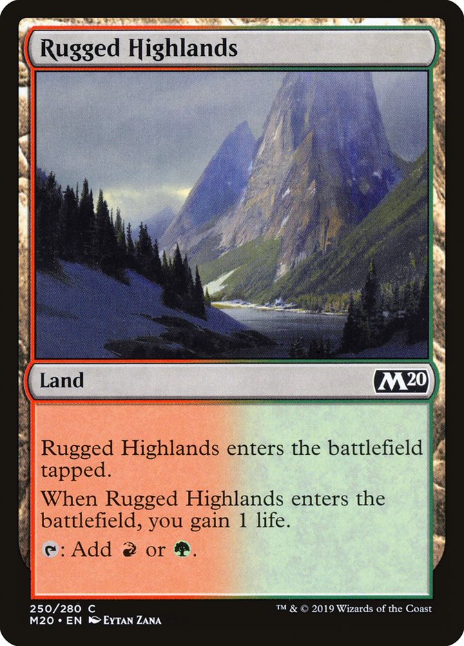 Rugged Highlands [Core Set 2020] | Game Master's Emporium (The New GME)